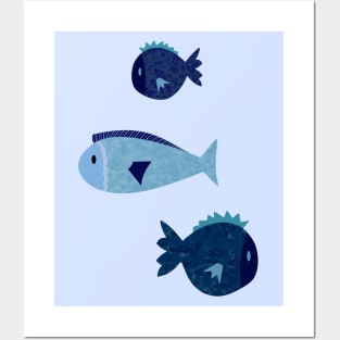 Cute Fish Art Posters and Art